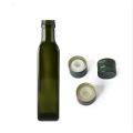 Food Grade 250ml 500ml 750ml 1000ml Square Dark Green Marasca Glass Bottle Olive Oil Bottle 500ml Antique Green Round Olive Oil Bottle